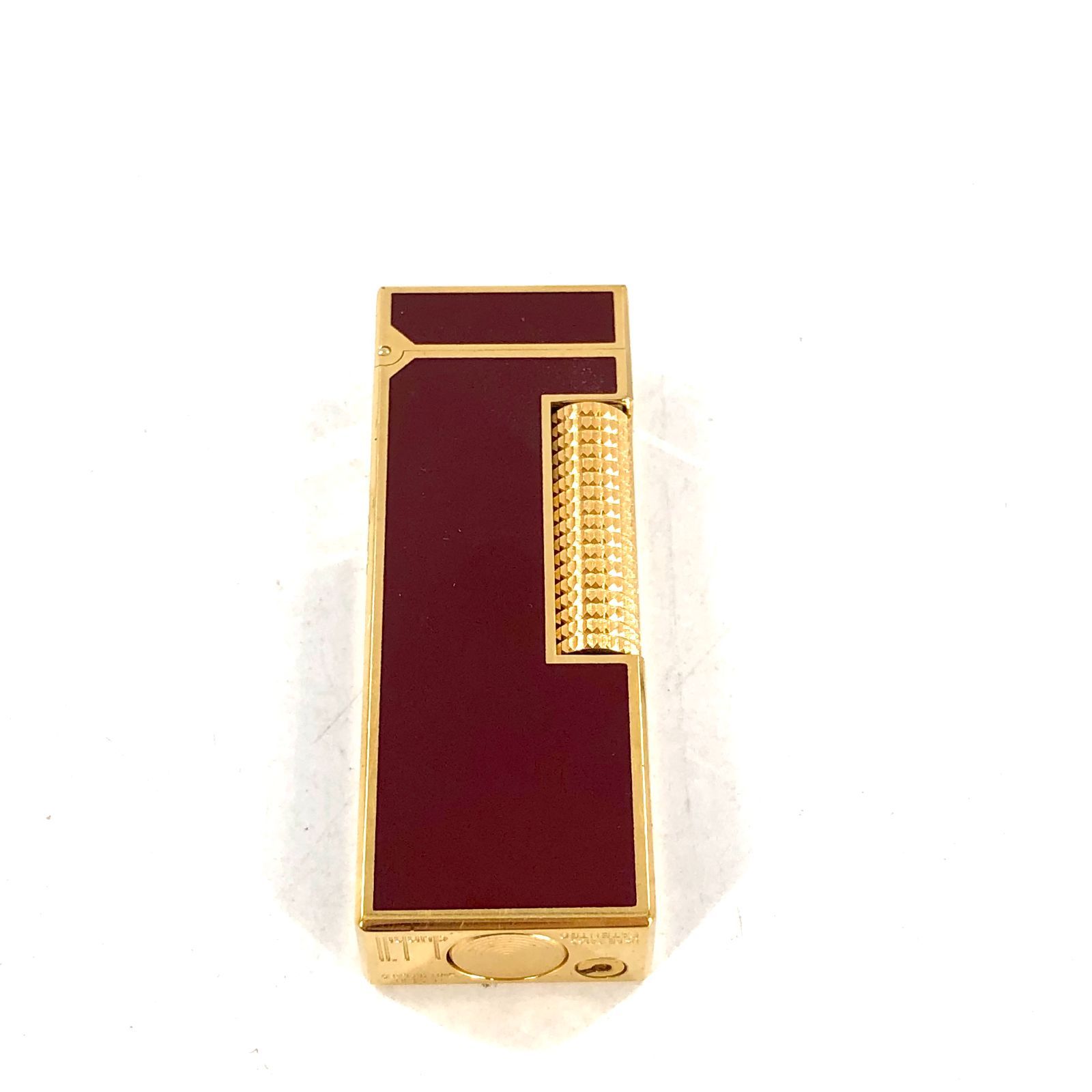 dunhill ダンヒル ガスライター ローラー式 ワインレッド ケース【OE 