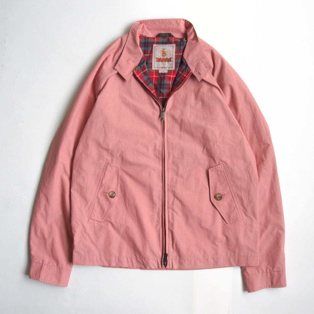 BARACUTA G4 スウィングトップ ドライビングコート 42 ピンクベージュ イングランド製 バラクータ 25100087