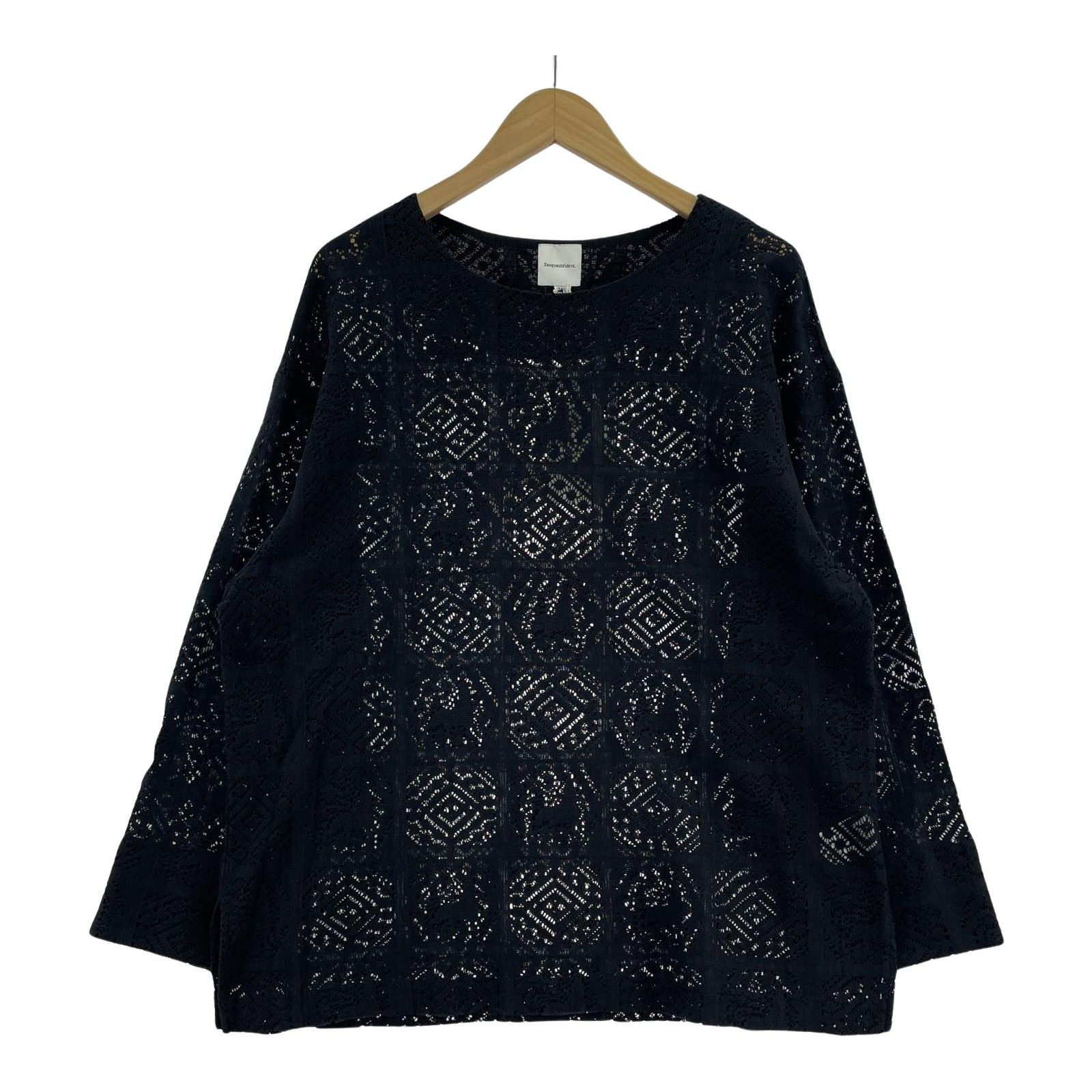 23SS Sasquatchfabrix JAH LION ニットシャツ 黒 SASQUATCHfabrix. 23SS JAH LION LACE LSTee M ブラック - メルカリ