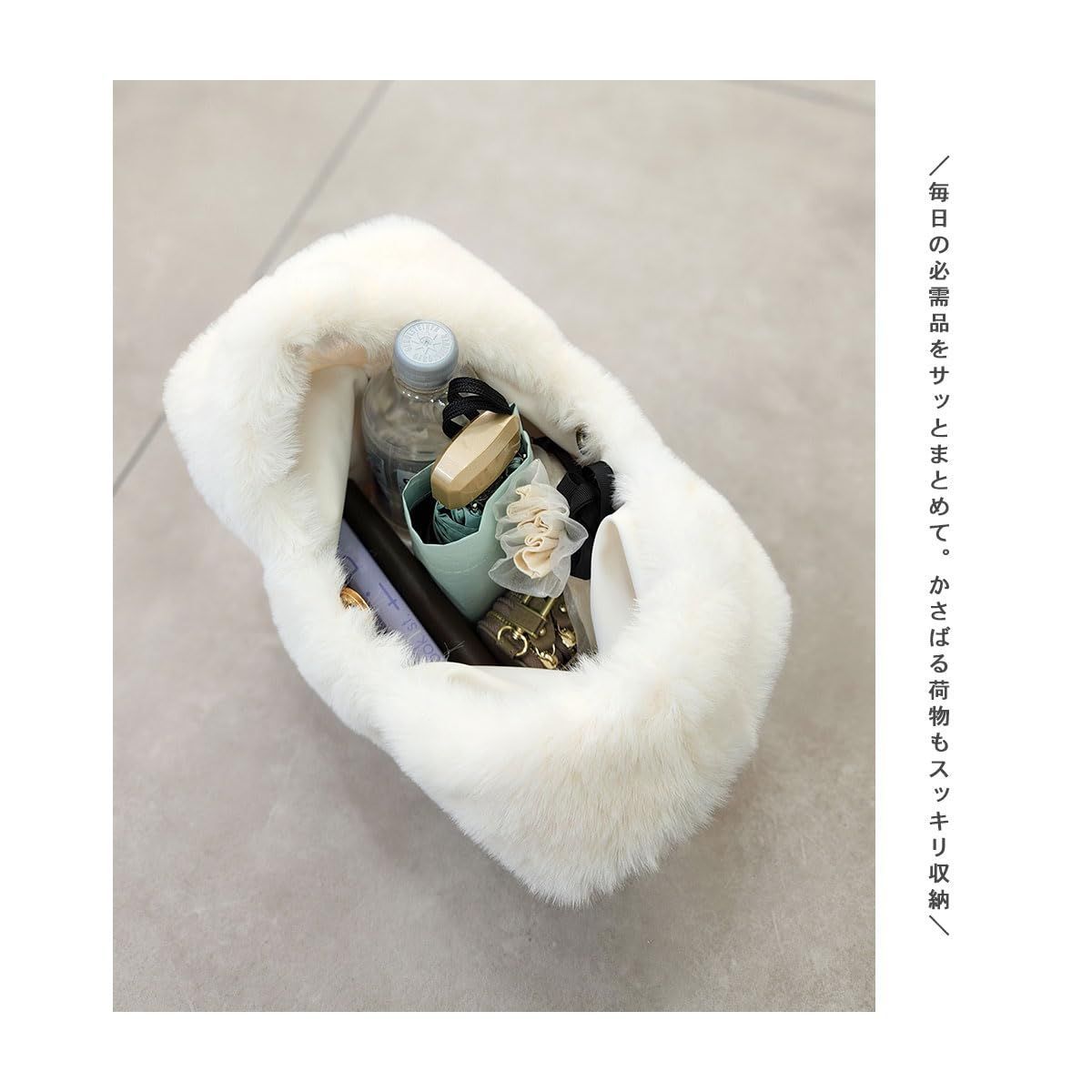  売切注意 お急ぎ下さい レディース もこもこ 秋冬 小さめ ミニハンドバッグ ファーバッグ ジゼル ハンドバッグ バッグ