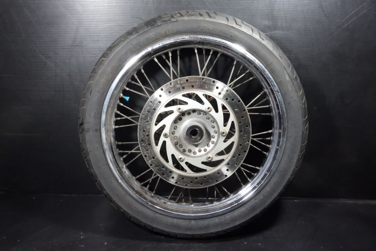 ドラッグスター400 フロントホイール ブレーキディスクローター VH01J ヤマハ 純正 19×2.50 残4.3mm R20250303