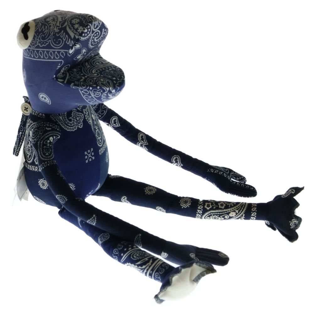 READY MADE レディメイド FROG MAN Bandana Red フロッグマン バンダナ柄 フィギュア ぬいぐるみ ブルー RE20C-17