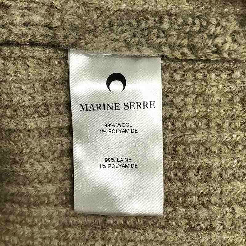 美品】 MARINE SERRE / マリーンセル | GOLD LINE / バックロゴ クルー