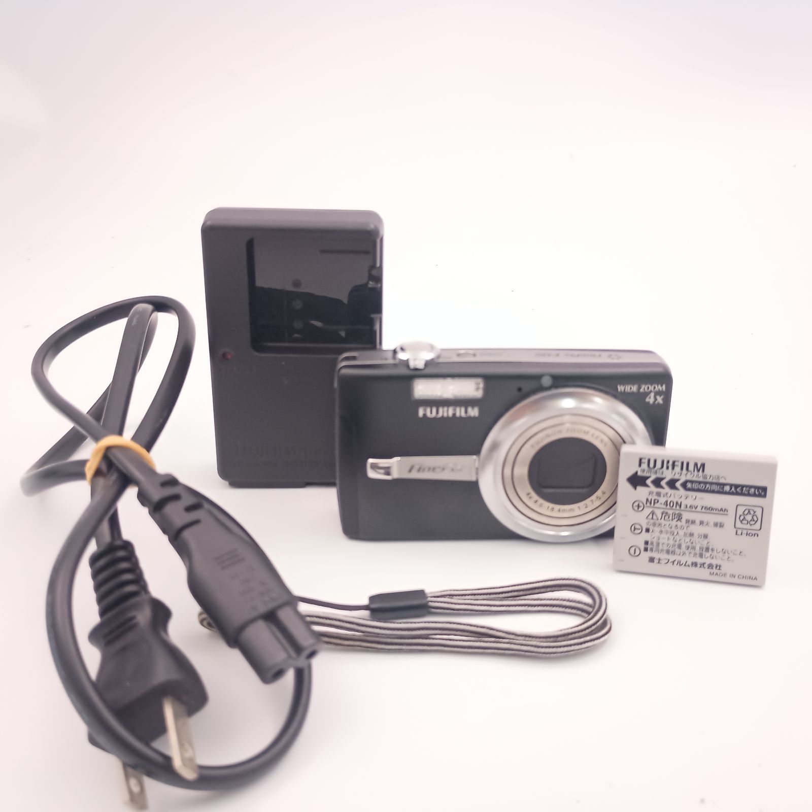 FUJIFILM FINEPIX F480 COMPACT DIGITAL CAMERA Black 黒 富士
