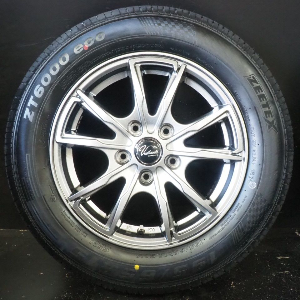 未使用 Verthandi PW-58 / ZEETEX ZT6000 ECO 【 195/65R15 / 6J +45 114.3 5H 4本 】 ノア ヴォクシー セレナ ステップワゴン等