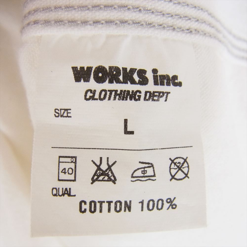 IRON HEART アイアンハート ヘビーシャンブレー ワークシャツ 半袖 L IRON HEART/アイアンハート】 半袖シャツ/ ヘビー セルビッチ