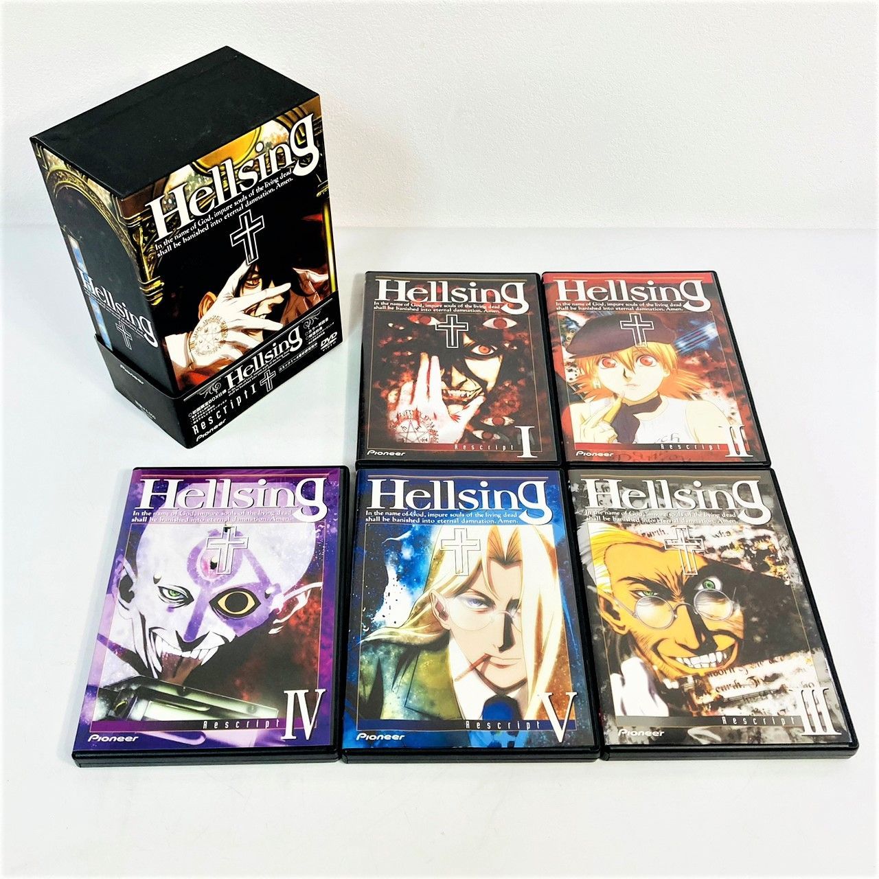 ◇【初回限定盤】Hellsing ヘルシング Rescript I DVD BOX 1 2 3 4 5