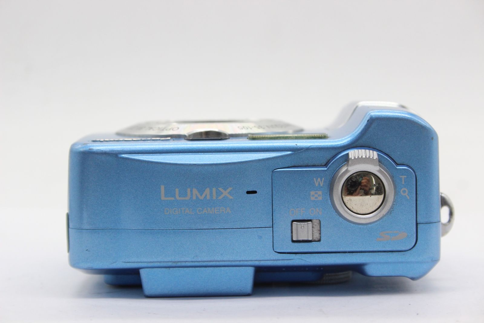 Panasonic 【返品保証】 【便利な単三電池で使用可】パナソニック Panasonic LUMIX DMC-LC70 ブルー 3x Zoom コンパクトデジタルカメラ s9163