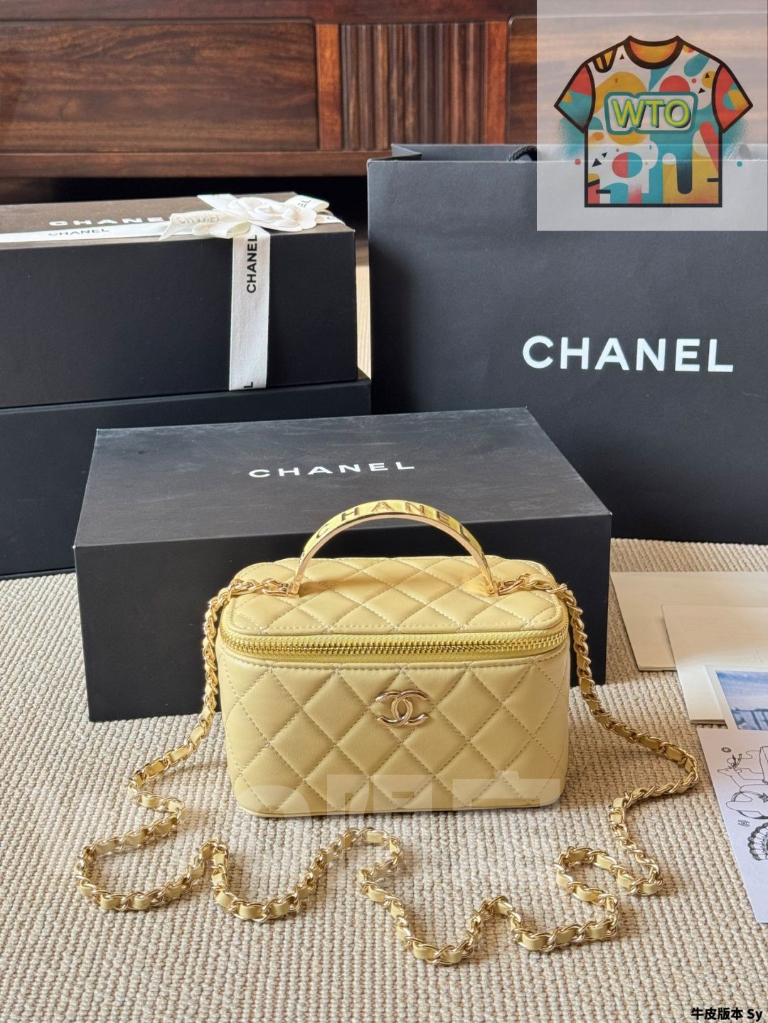 CHANEL ヴィンテージバッグ 今日WTO】Chanel シャネル ヴィンテージ ボックスバッグ ルーズ
