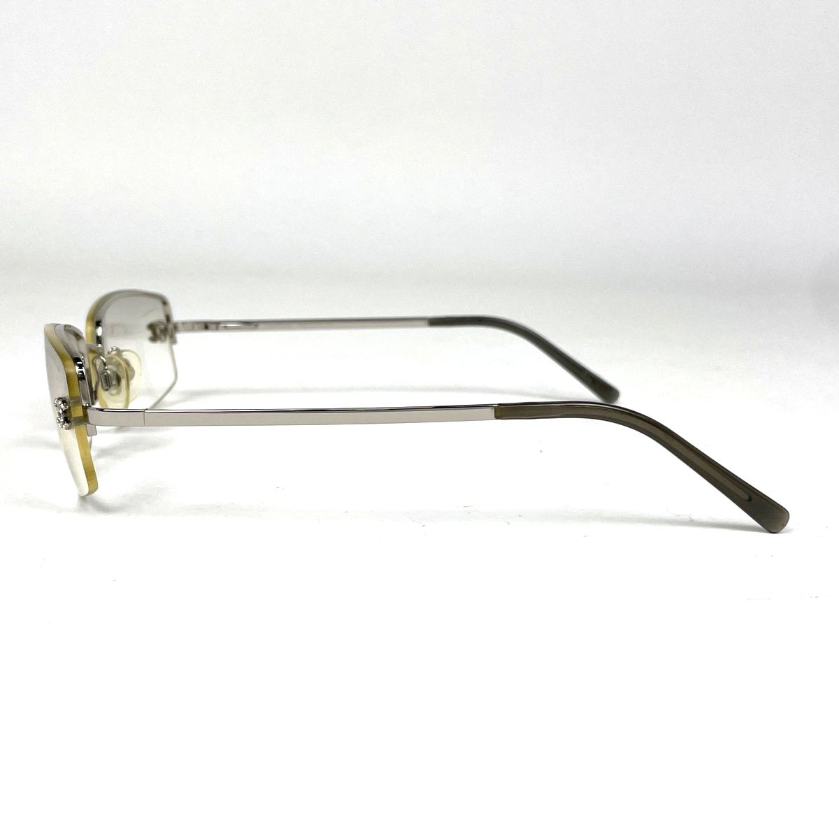 シャネル CHANEL ココマーク サングラス ラインストーン アイウェア サングラス メタル シルバー 4093-B レディース