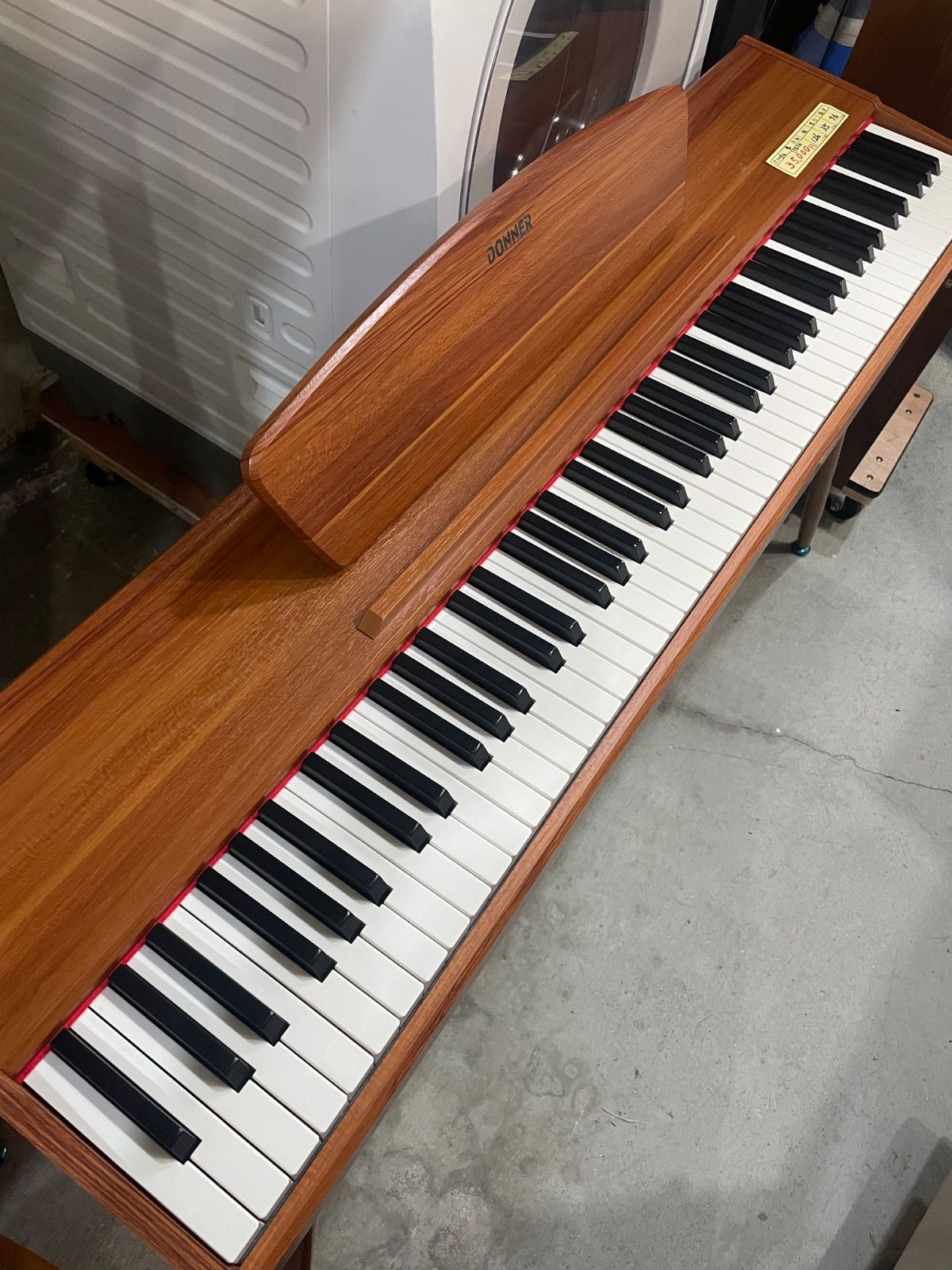 DONNER 88鍵盤電子ピアノDDP-80 ヘッドホン付き