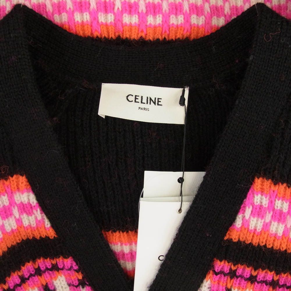 未使用　23aw　CELINE　セリーヌ　カレッジ　カーディガン　ロゴ　刺繍 2025年最新】CELINE 季節感：秋 メンズ カーディガンの人気