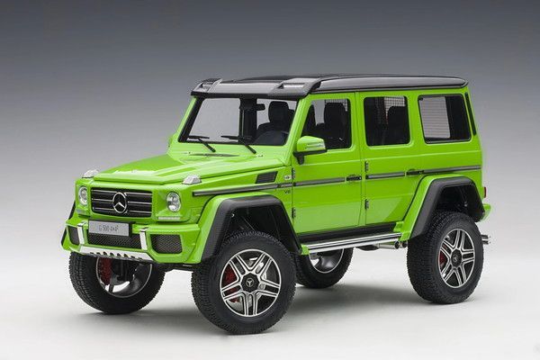 AUTOart 1|18 メルセデス ベンツ G500 4X4スクエアード グリーン 完成品ミニカー 76315 佐川急便