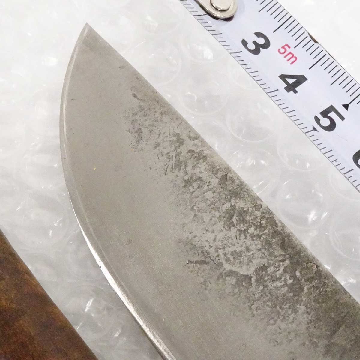north-river-custom-knives L6 high carbon tool steel ナイフ レザーシース付き north-river-custom-knives L6 high carbon tool steel ナイフ