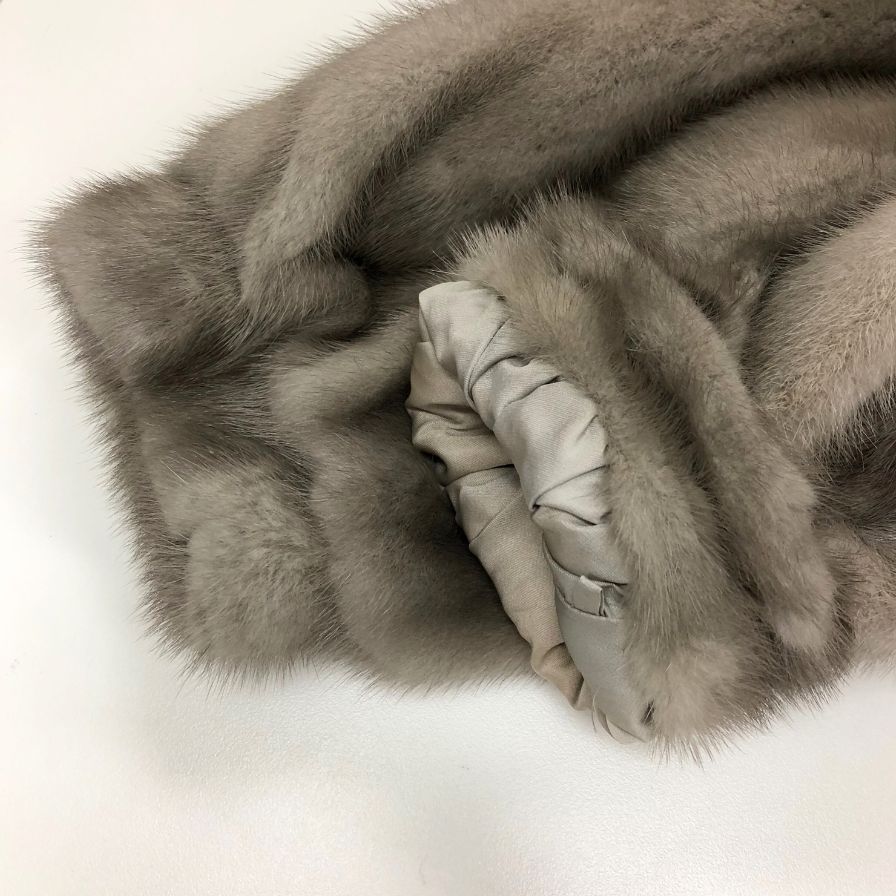 ELEGANCE　FUR　エレガンス　MINK　ミンク　毛皮　ハーフ　コート 4. 毛皮 コート アウター MINK ミンク リアルファー ブラウン 茶
