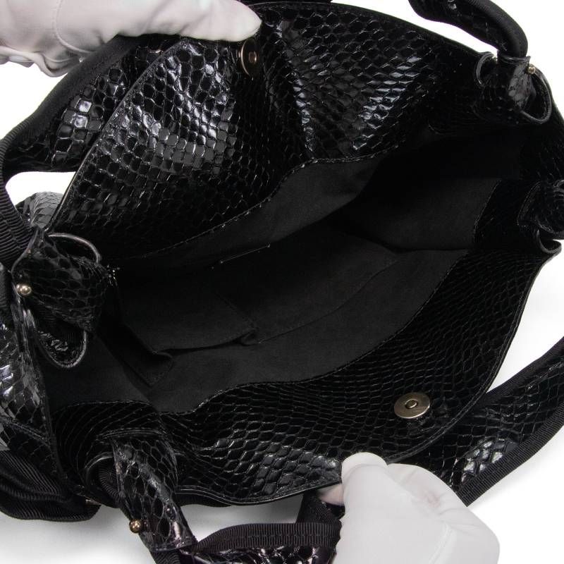 ✨極美品✨ フェラガモ ヴァラ ハンドバッグ ナイロン レザー ブラック ✨極美品✨ フェラガモ ヴァラ ハンドバッグ ナイロン レザー