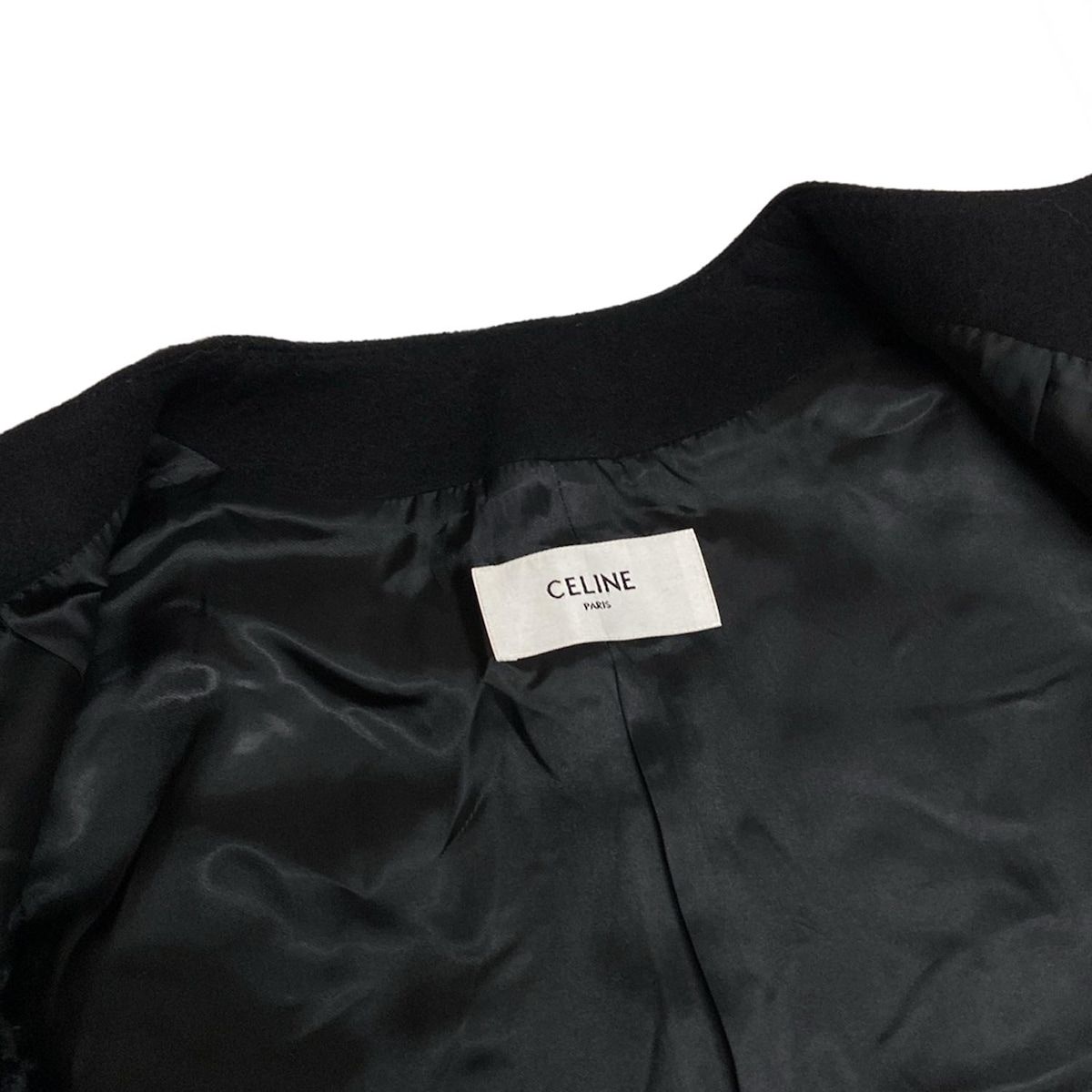 レザージャケット・コート CELINE STUDDED NAPPA COAT CELINE(セリーヌ) ジャケット サイズ38 M レディース スペンサー