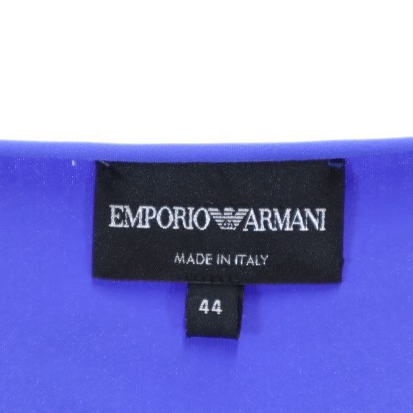 エンポリオアルマーニ ノースリーブカットソー 44 ブルー系 Emporio Armani イタリア製 レディース 【R221001】 メール便可