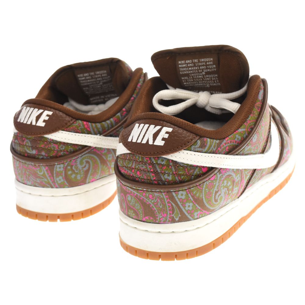 NIKE SB (ナイキエスビー) DUNK LOW PRM Brown Paisley ダンクロー