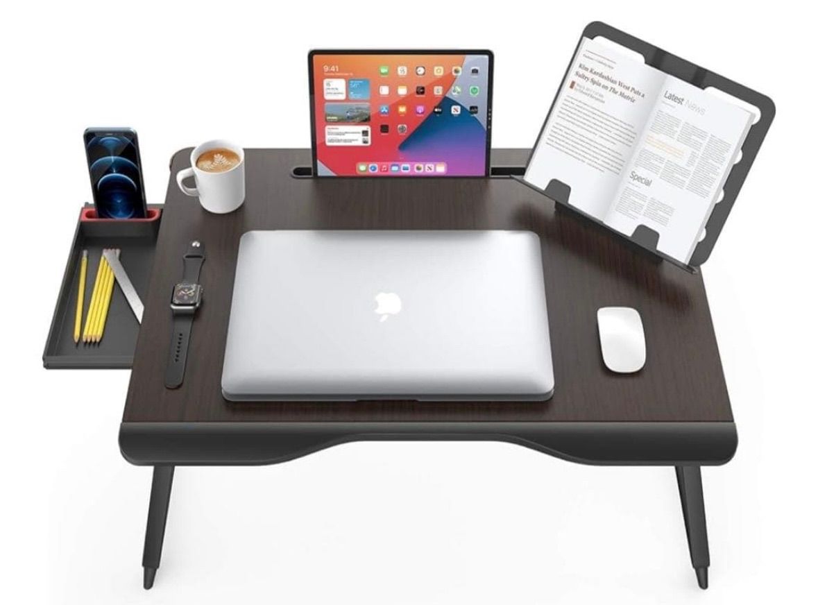 ハンドメイド キッズデスク（チーク色＆ホワイト） ハンドメイド