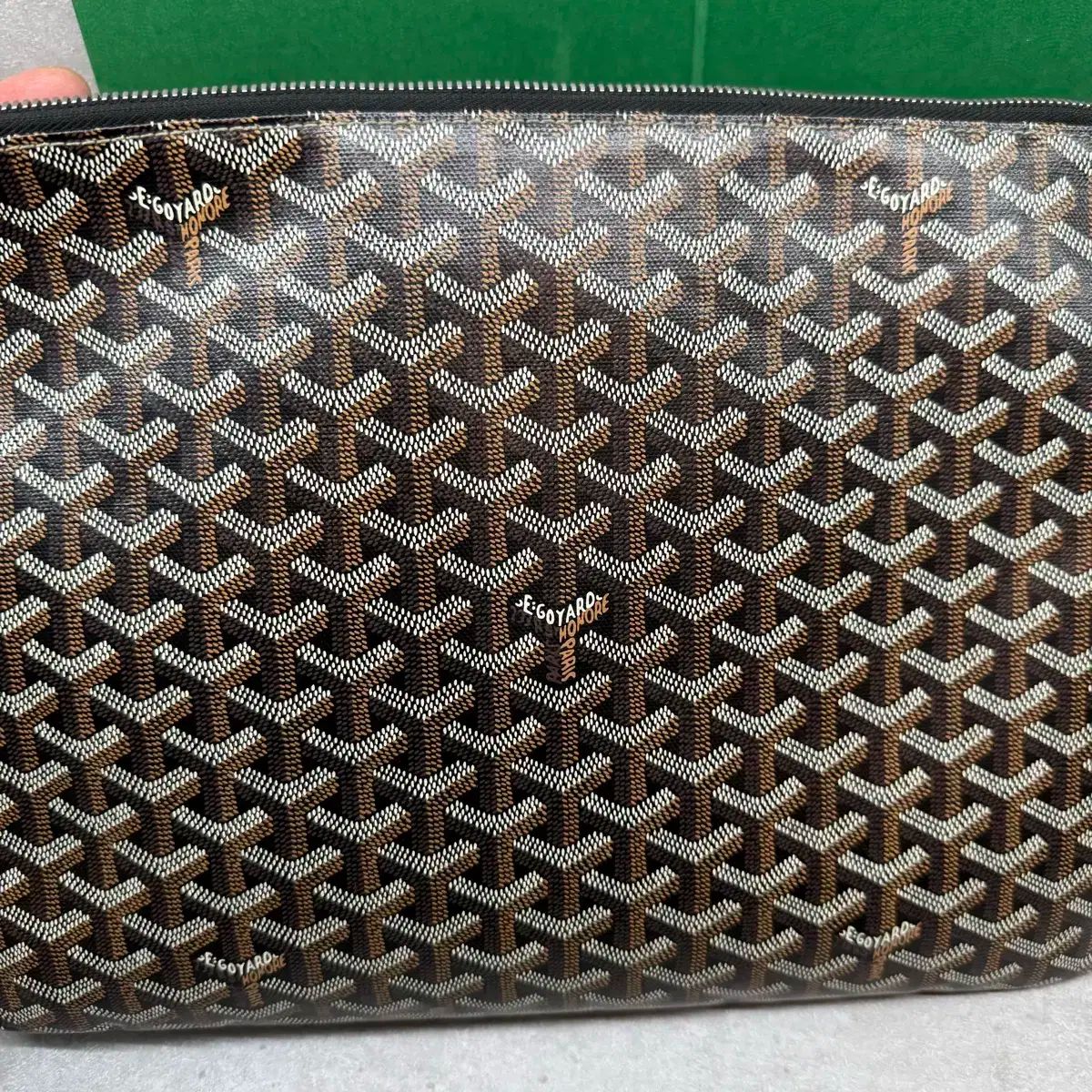 MGM サイズ Goyard(ゴヤール) セナ ブラック カラー クラッチ