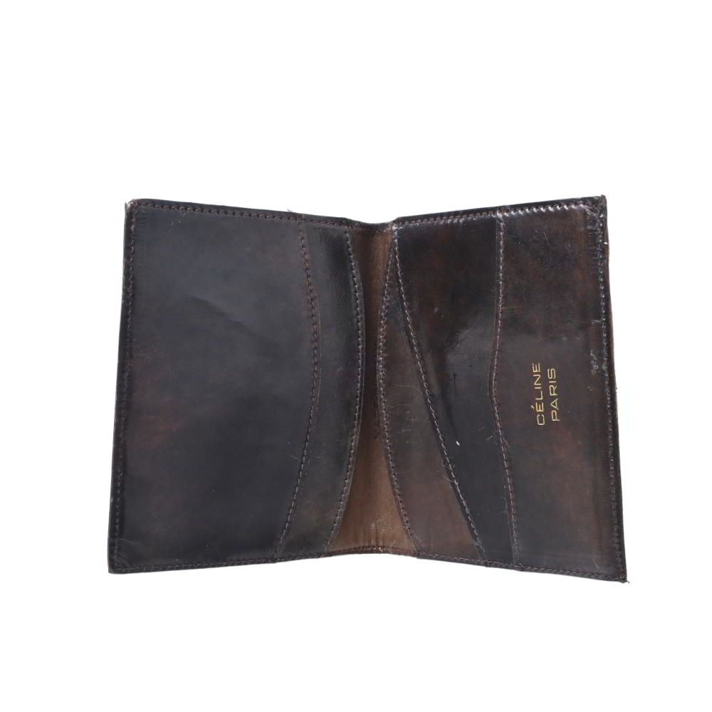 CELINE オールドセリーヌ マカダム 馬車 カードケース CELINE マカダム