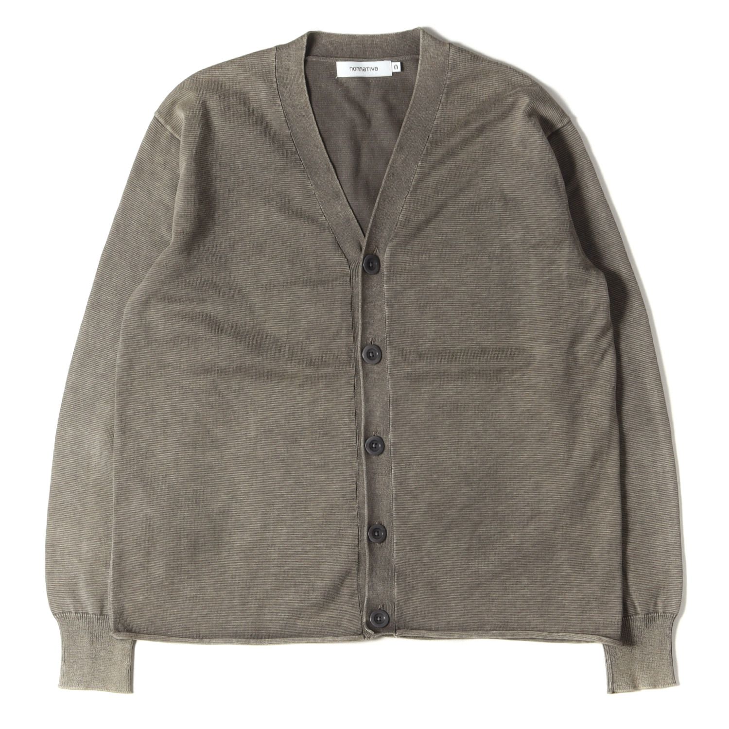 美品 NONNATIVE ノンネイティブ カーディガン ヴィンテージ加工 