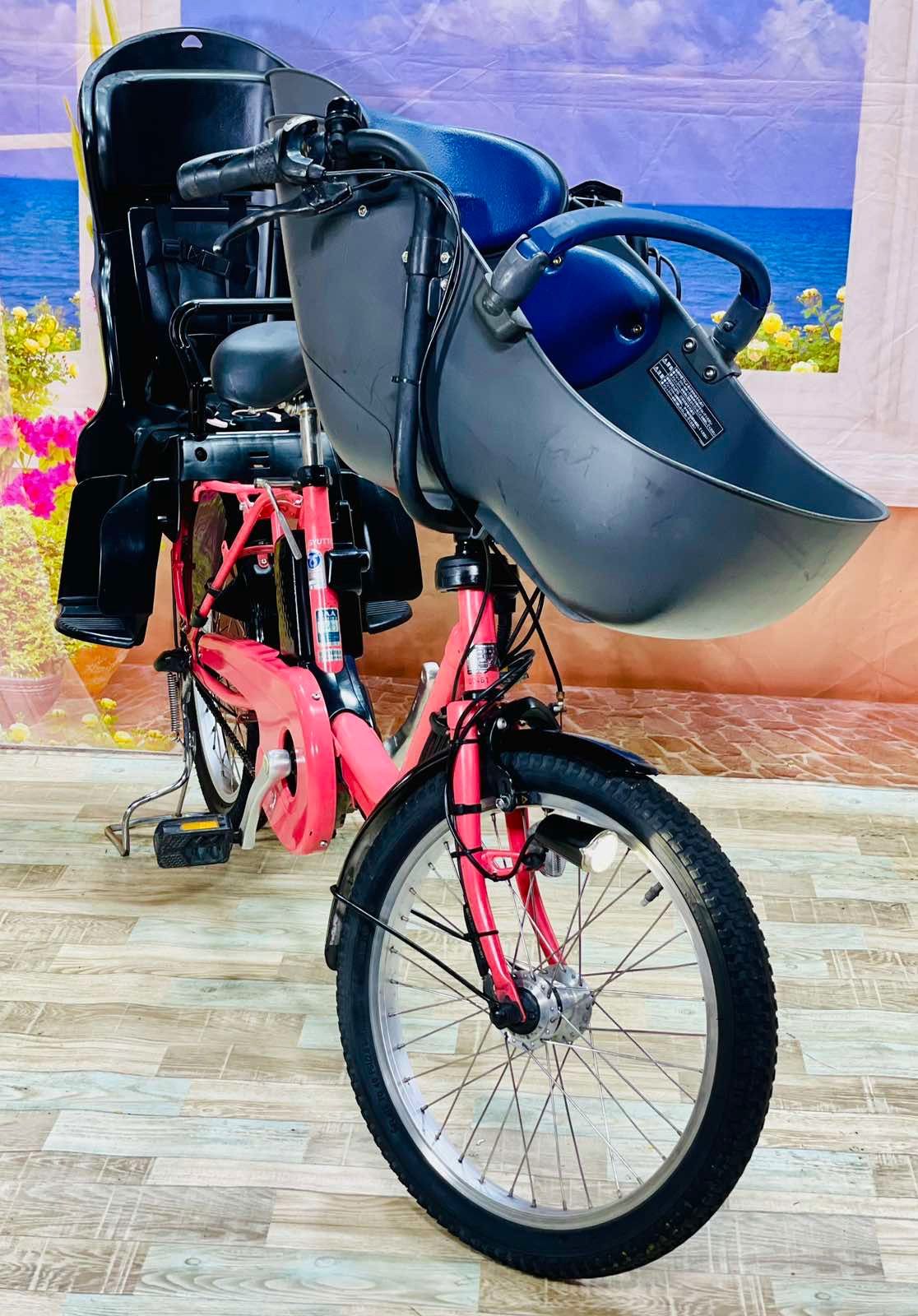 Y2498超特価！アンジェリーノ⭐️ブリヂストン子供乗せ電動アシスト自転車 Y2498超特価！アンジェリーノ⭐️ブリヂストン子供乗せ電動