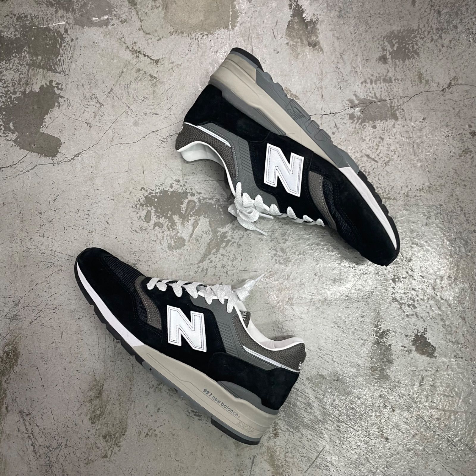 国内正規 New Balance 997 Black スエード スニーカー ブラック U997BK 