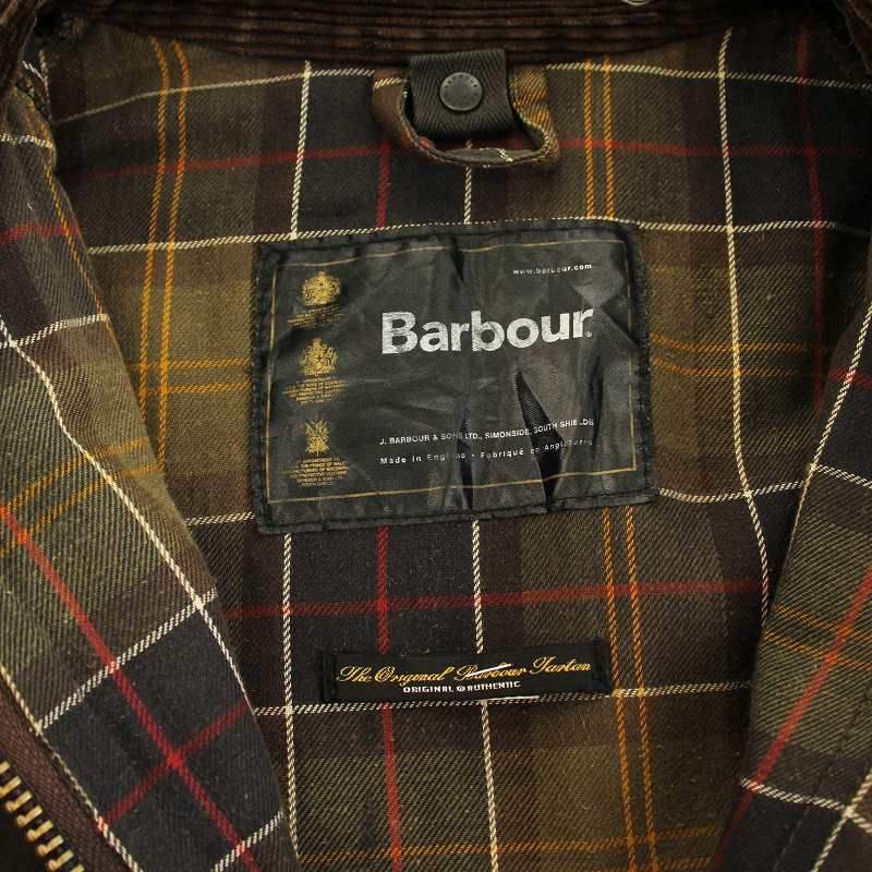 バブアー Barbour オイルドジャケット ブルゾン ステンカラー 衿