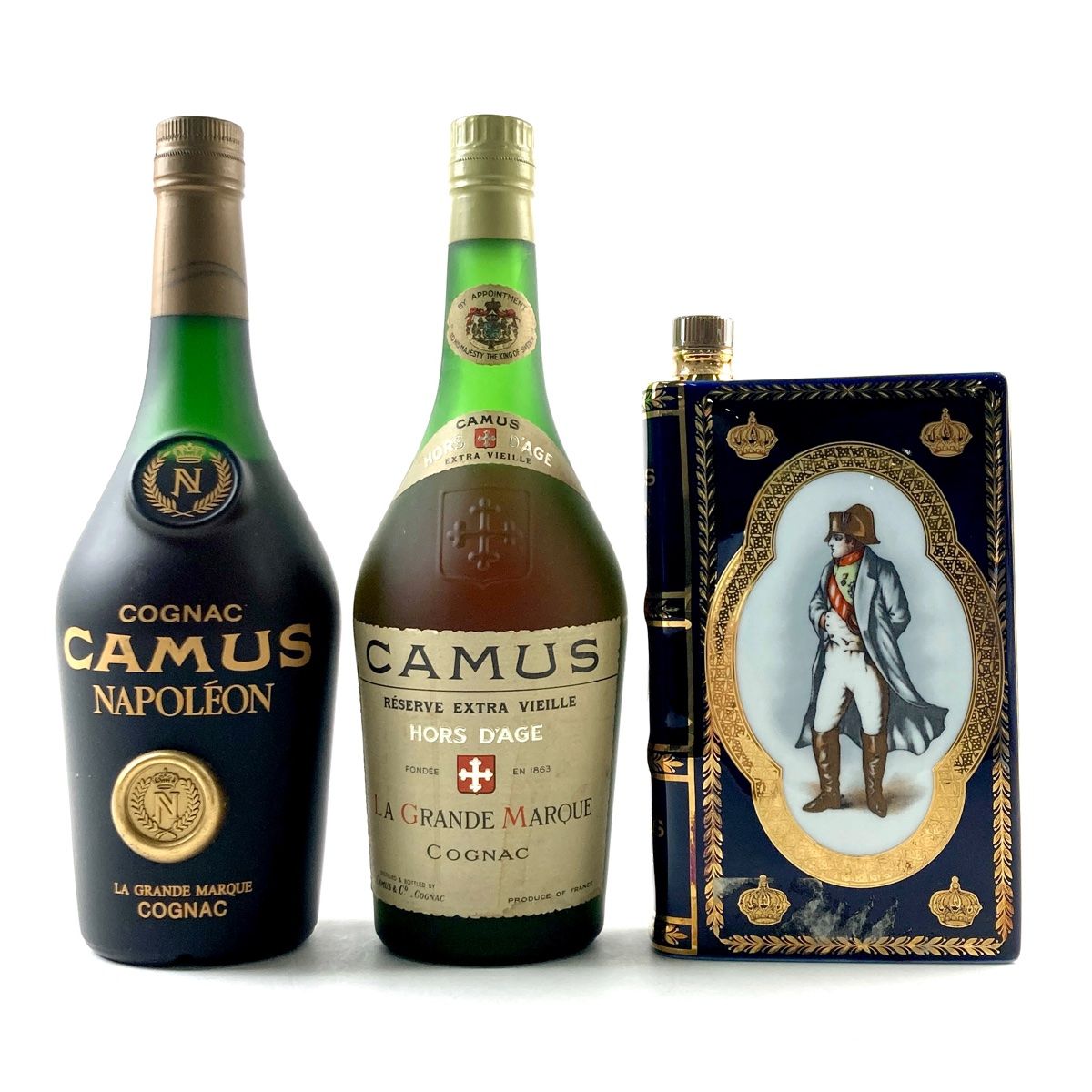 割引発見 3本 カミュ グラン オルダージュ グランマルキ ナポレオン CAMUS ブランデー