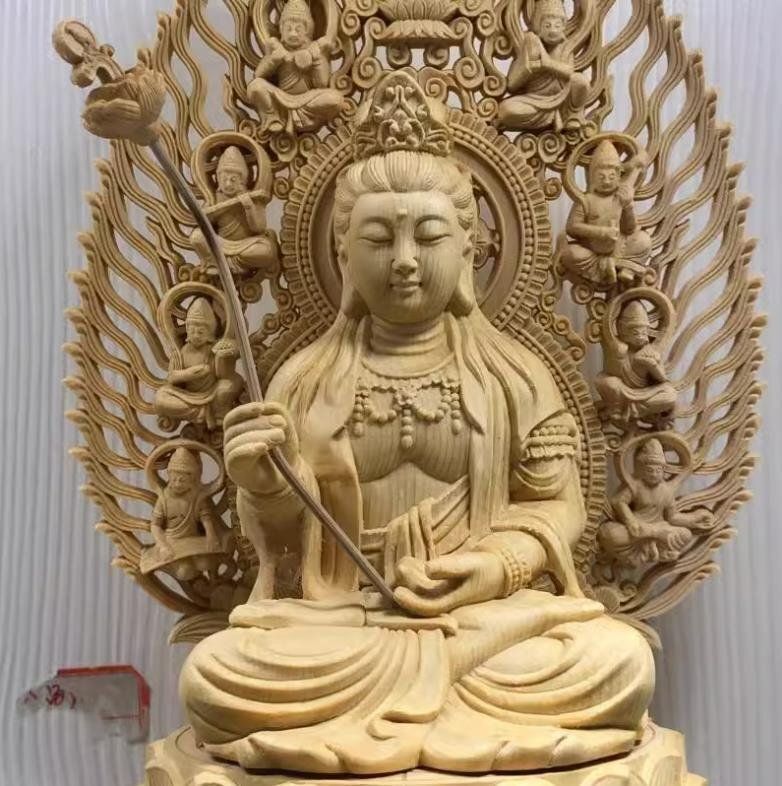 仏教美術 古銅 誕生仏 釈迦如来 仏像 CB68 仏教美術 釈迦如来立像 高80 8cm 卍符 寺院細密彫刻仏像