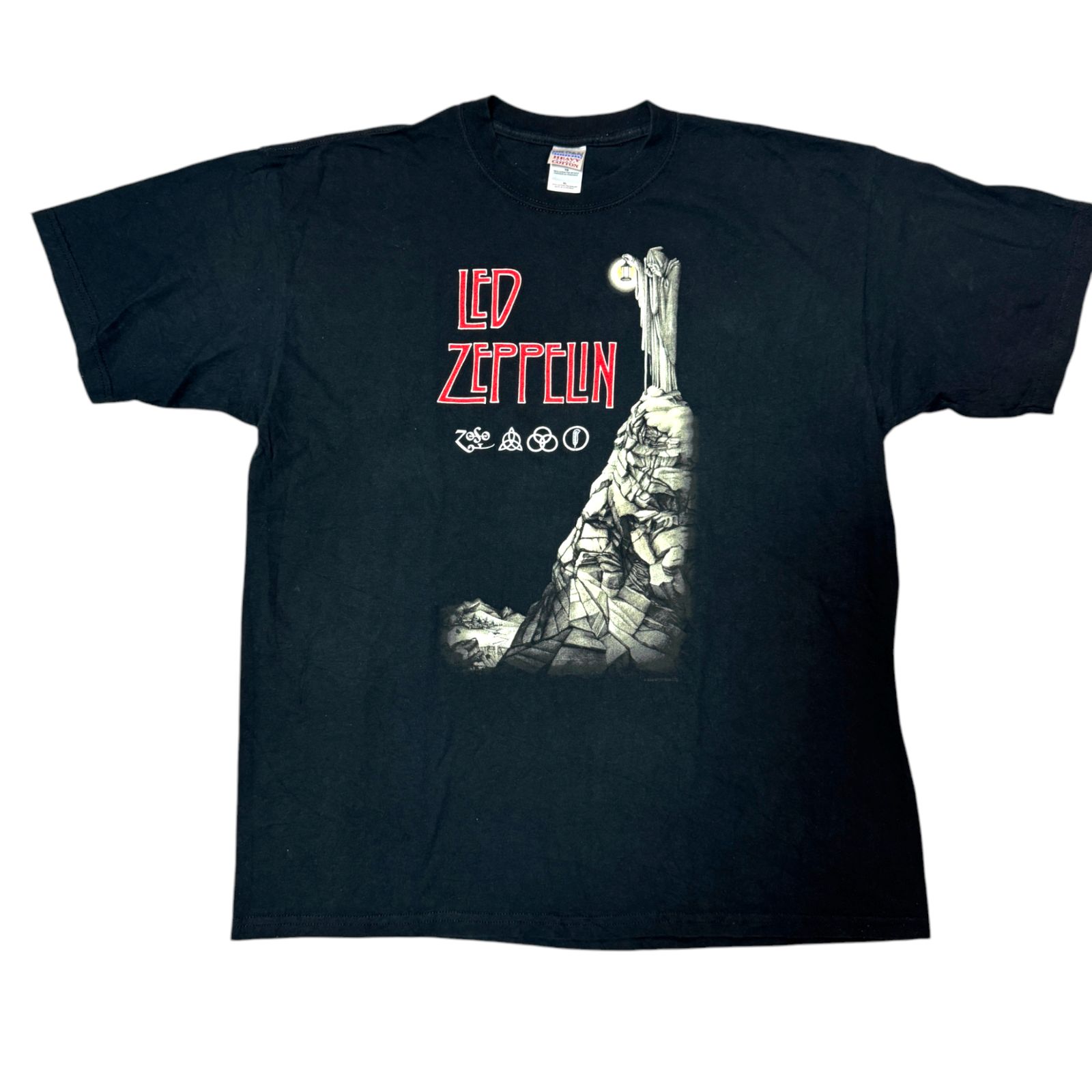 00s Y2K LED ZEPPELIN Tシャツ ZOSO ロゴ プリント Stairway to