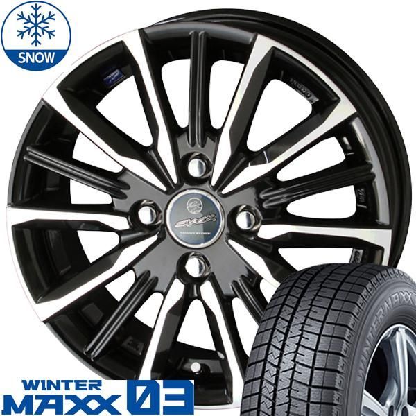 NBOX タント アルト スペーシア 145/80R13 スタッドレス | ダンロップ ウィンターマックス03 u0026 ヴァルキリー 13インチ 4穴100 