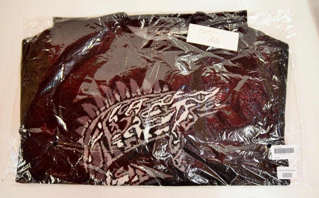 KinKi Kids ATSUSHI NAKASIMA ENDRECHERIコラボ 堂本剛ENDRECHERI ジャカードニット *ブラック×モノクロ刺繍 48(M)