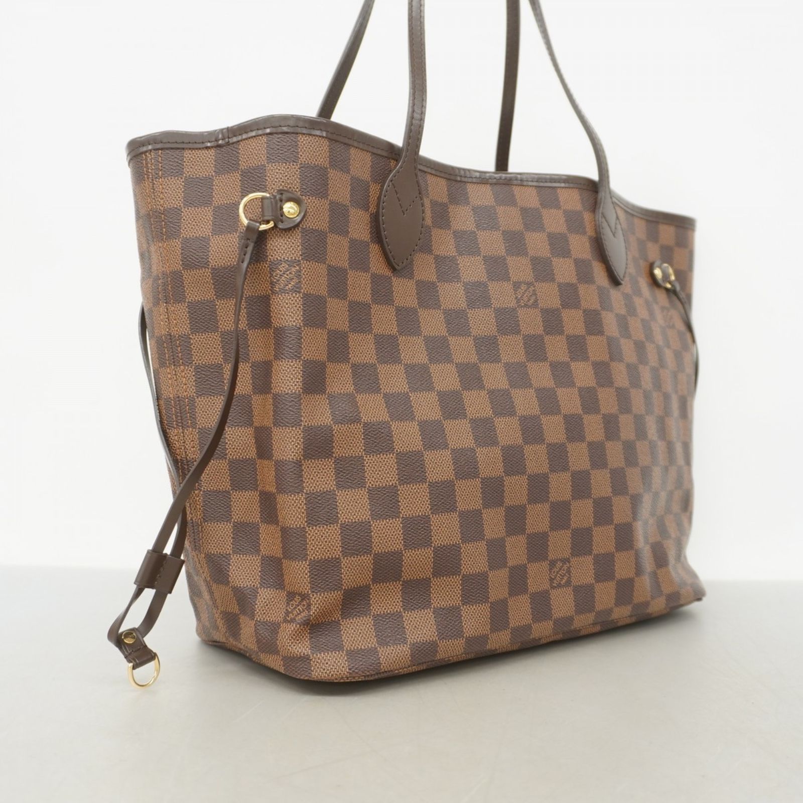 【極美品】ルイヴィトン ネヴァーフルMM ダミエ エベヌ トート N51105 ルイ・ヴィトン(Louis Vuitton) ルイ・ヴィトン トートバッグ