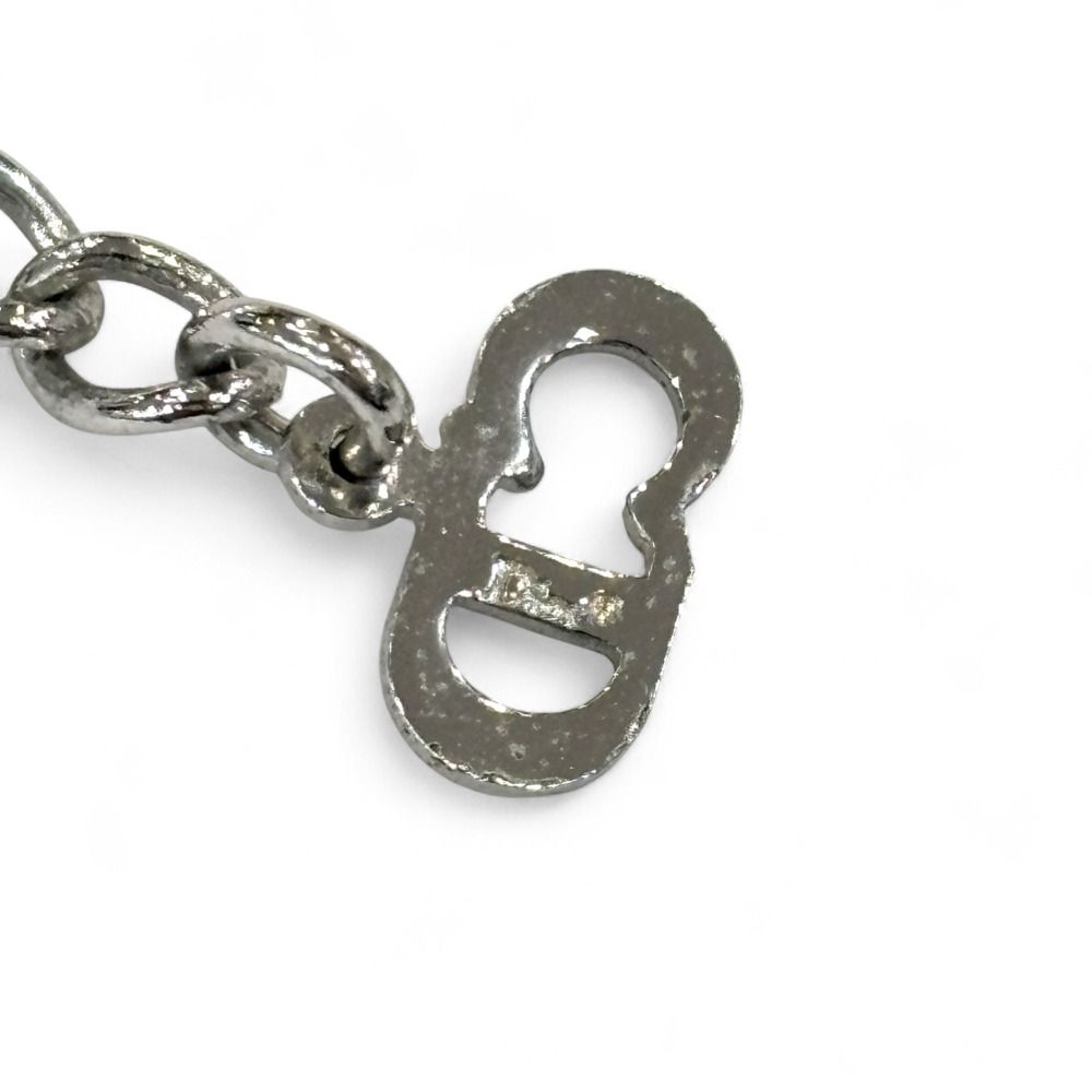 ディオール Christian Dior ネックレス トロッター スクエア型 銀 Christian Dior - 良品 Christian Dior クリスチャンディオール