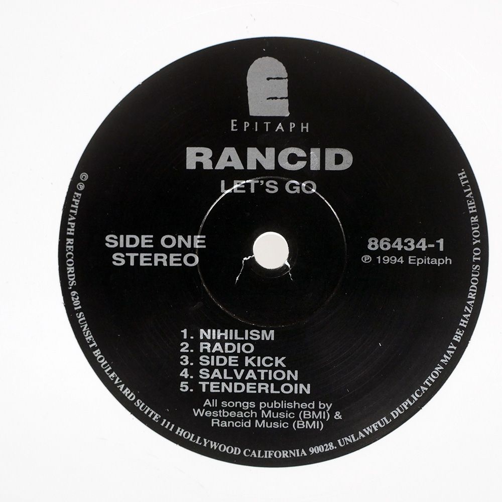 US盤 RANCID LET S GO EPITAPH 864341 10 その他 レコード CD DVD ブルーレイ