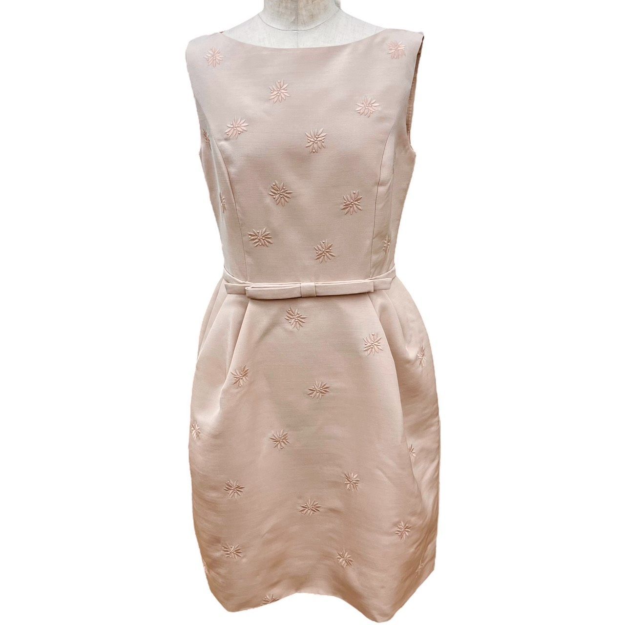 FOXEY フォクシー ワンピース フラワークラシック ベージュ系 38 2015