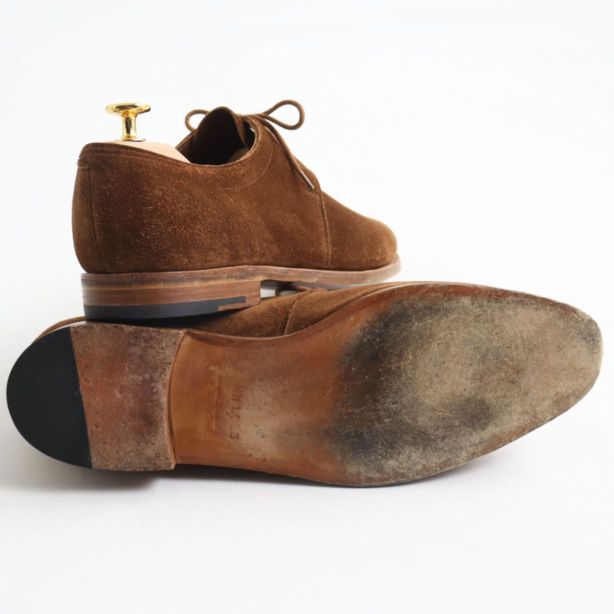 ドンドン見直し】良品○JOHN LOBB ジョンロブ プレーントゥ レース