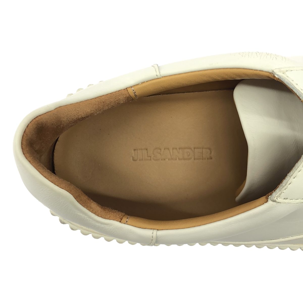 JIL SANDER ジルサンダー プラットフォームレザースニーカー ホワイト 