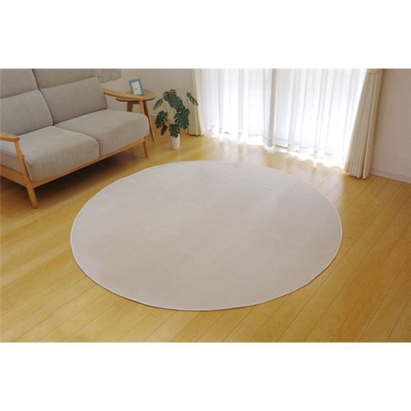 ラグマット/絨毯  洗える 軽量 抗菌 防臭 ホットカーペット対応 〔リビング〕