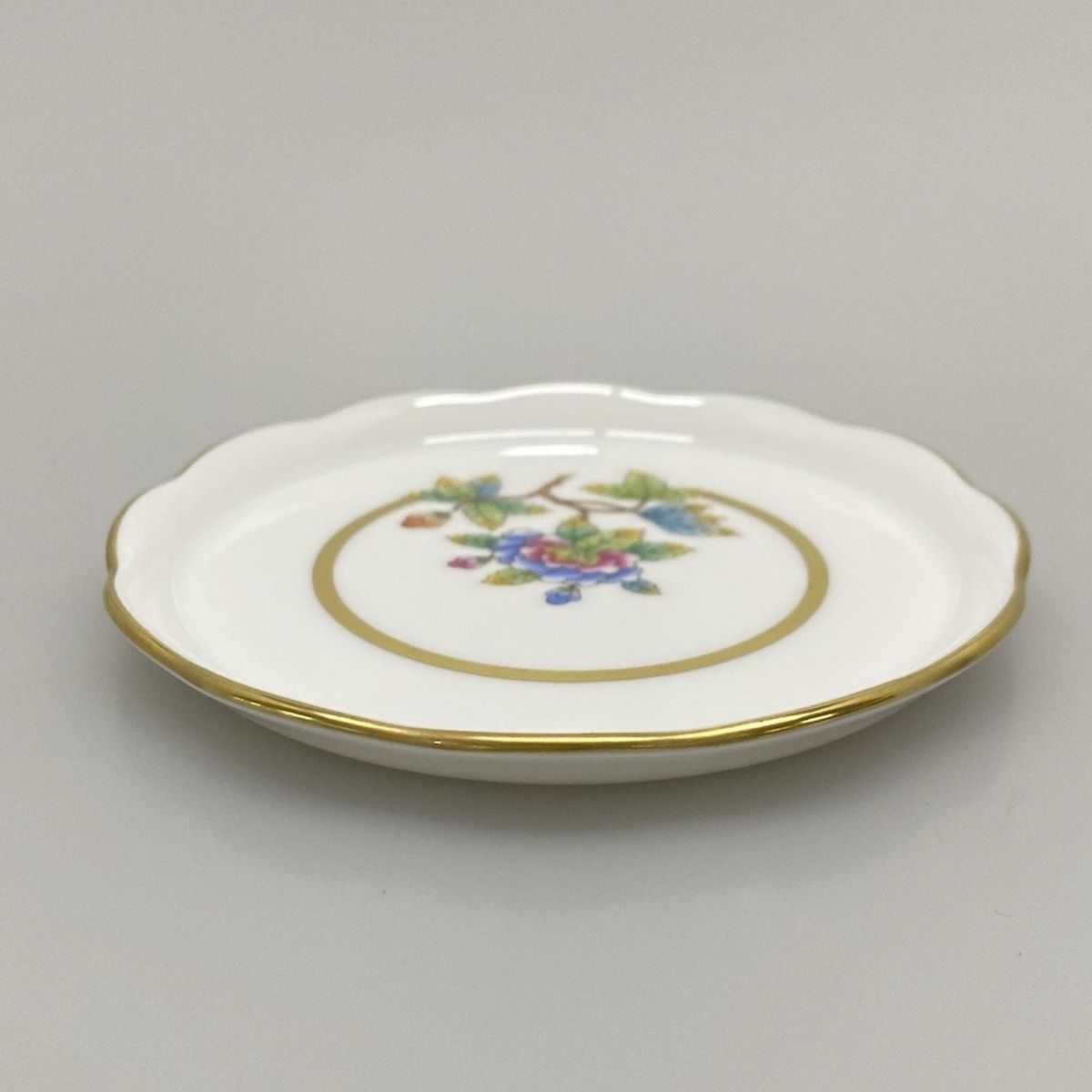 Herend(ヘレンド) 食器新品同様 - 白×ブルーグレー×マルチ 食器