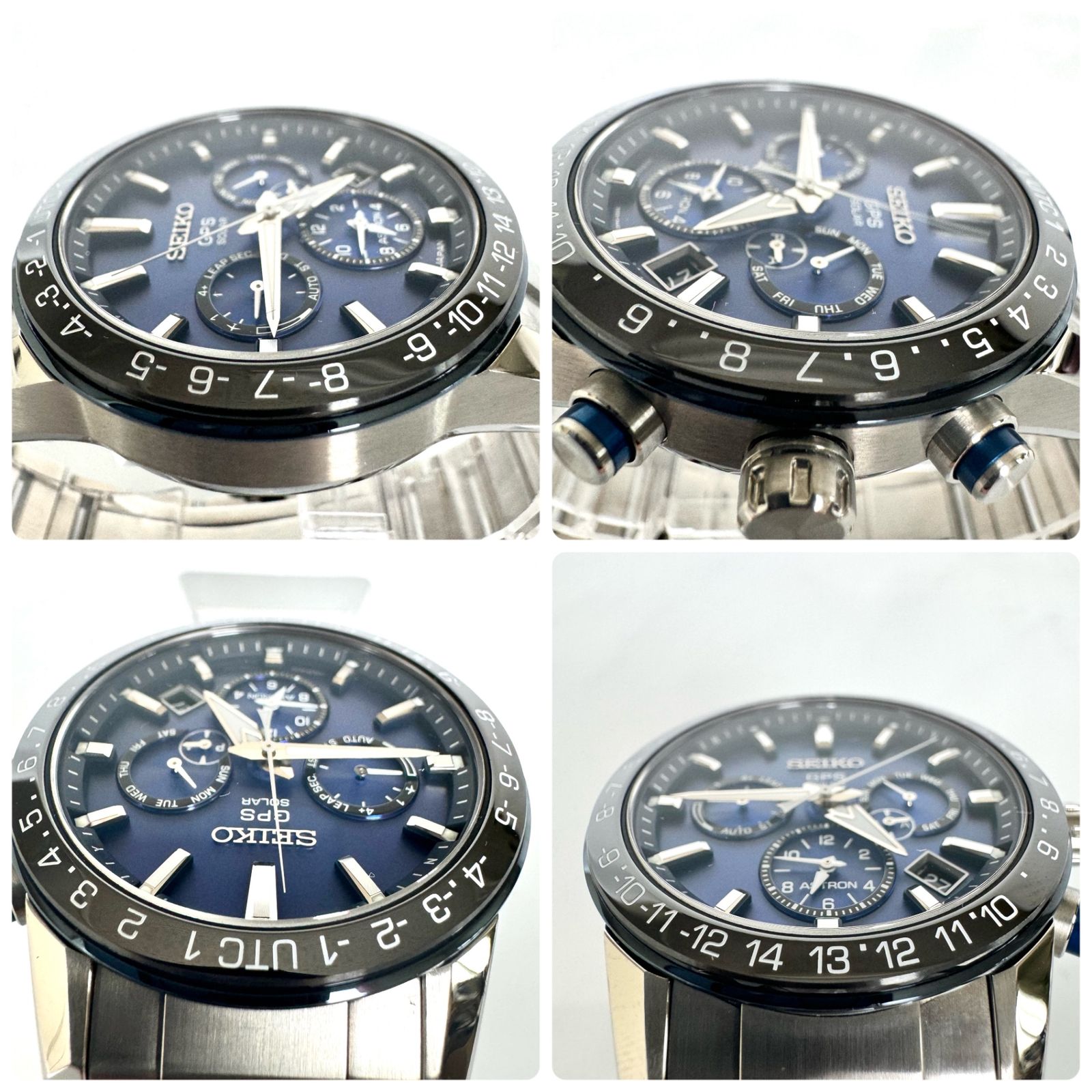 美品】セイコー アストロン SBXC015 5X53-0AE0 GPSソーラー ブルー