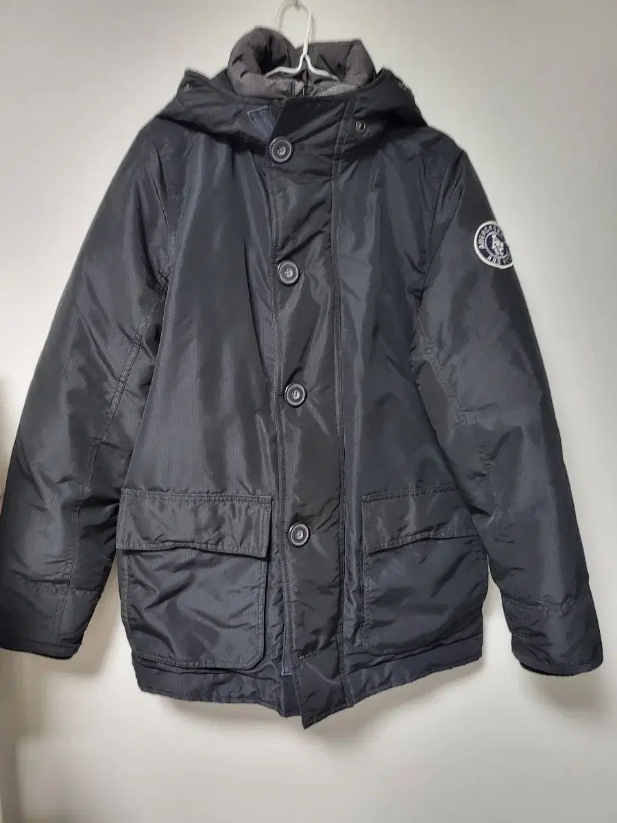 アバクロンビー ブラック フード ダウン アウター 95 100