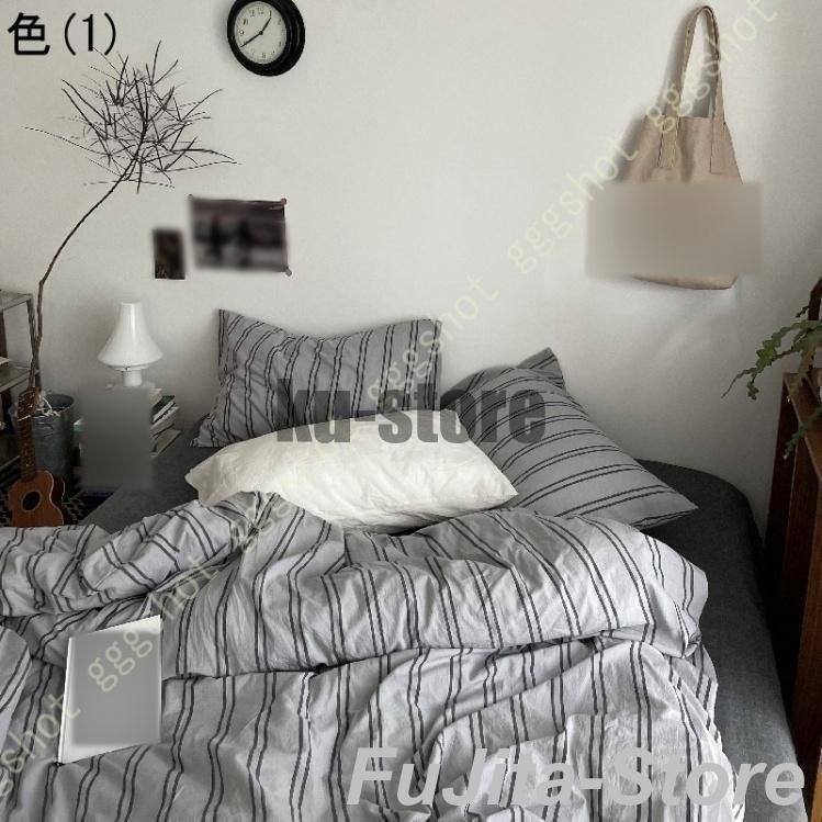 チェック柄 ４点セット 布団カバーセット 掛け布団カバー 暖かい セミダブル 布団カバー 北欧風 柔らかい 秋冬用 厚手起毛 フランネル 枕カバー シートセット 超人気 布団カバー 4点セット 掛け布団カバー シングル ダブル