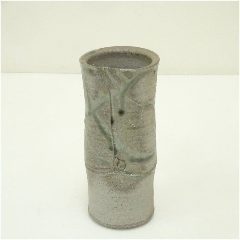 【茶道具　栗原　豊生造　金彩ガラス花瓶（共箱）】 茶道具 栗原 豊生造 金彩ガラス花瓶（共箱）】