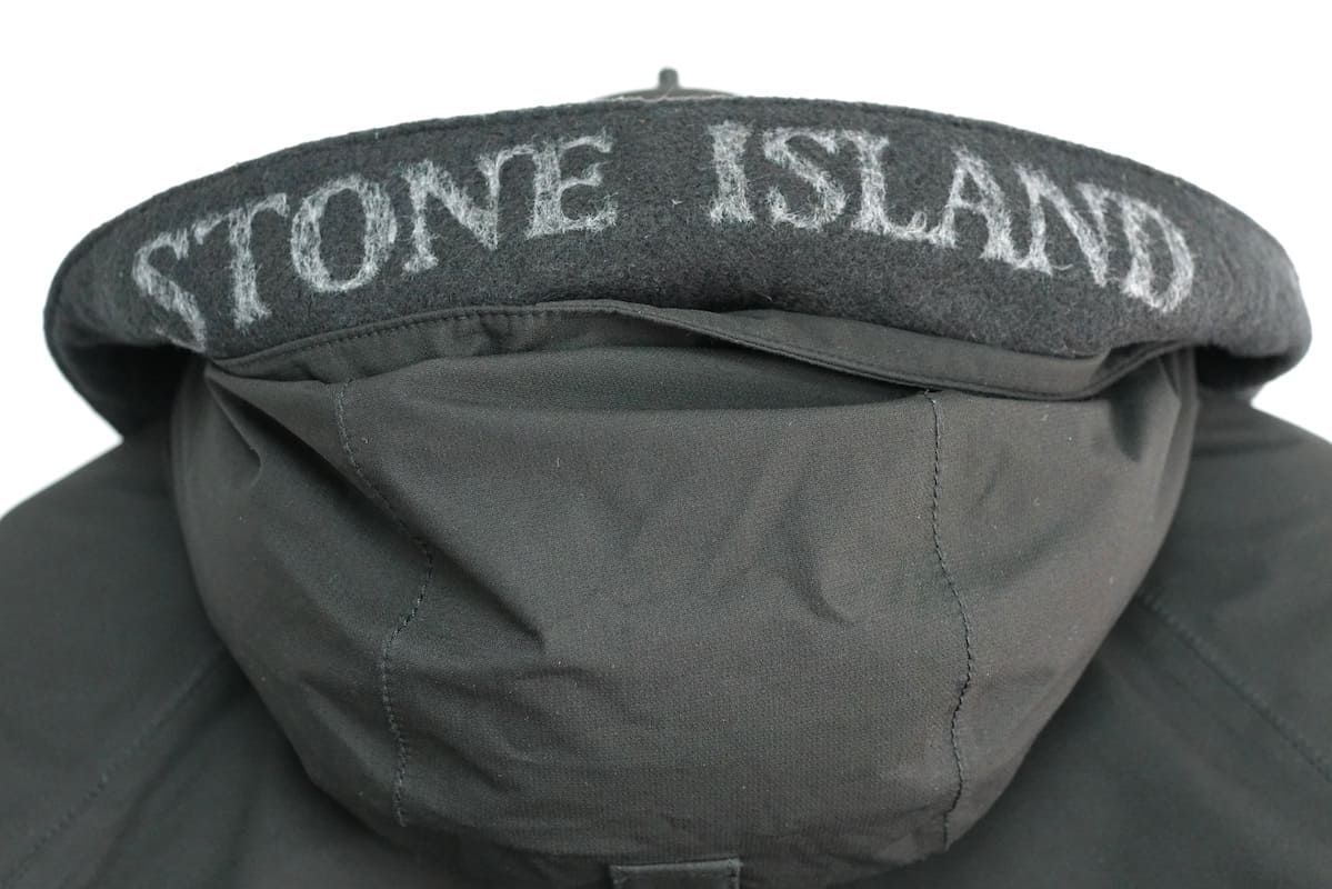 STONE ISLAND ストーンアイランド RIPSTOP GORE-TEX ダウンジャケットコート 長袖 アウター ブラック ロゴワッペン サイズ  Mメンズ【中古】731540230 - メルカリ