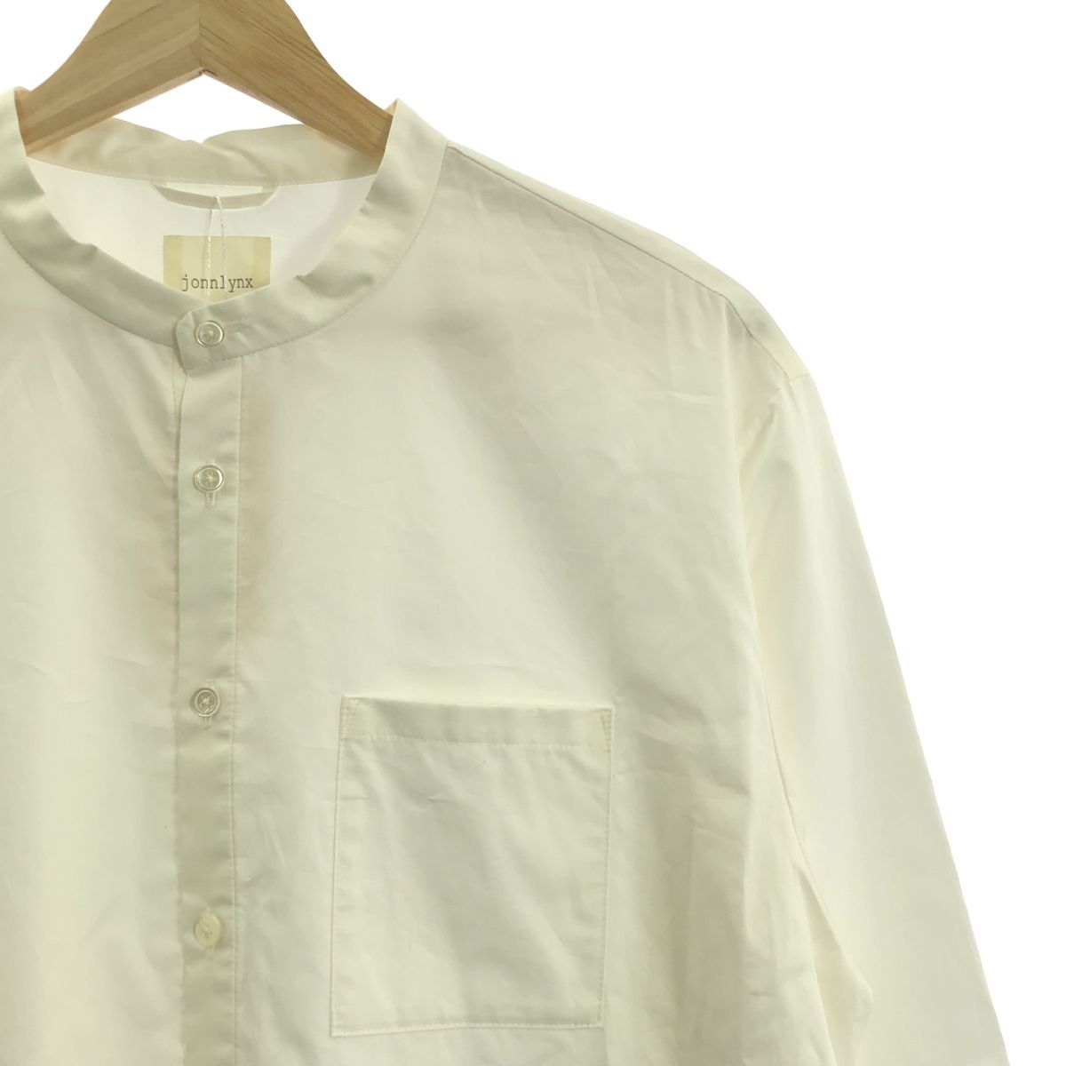 jonnlynx / ジョンリンクス Long shirts スタンドカラー コットン ロングシャツ 新品】 jonnlynx / ジョンリンクス | Long shirts スタンド