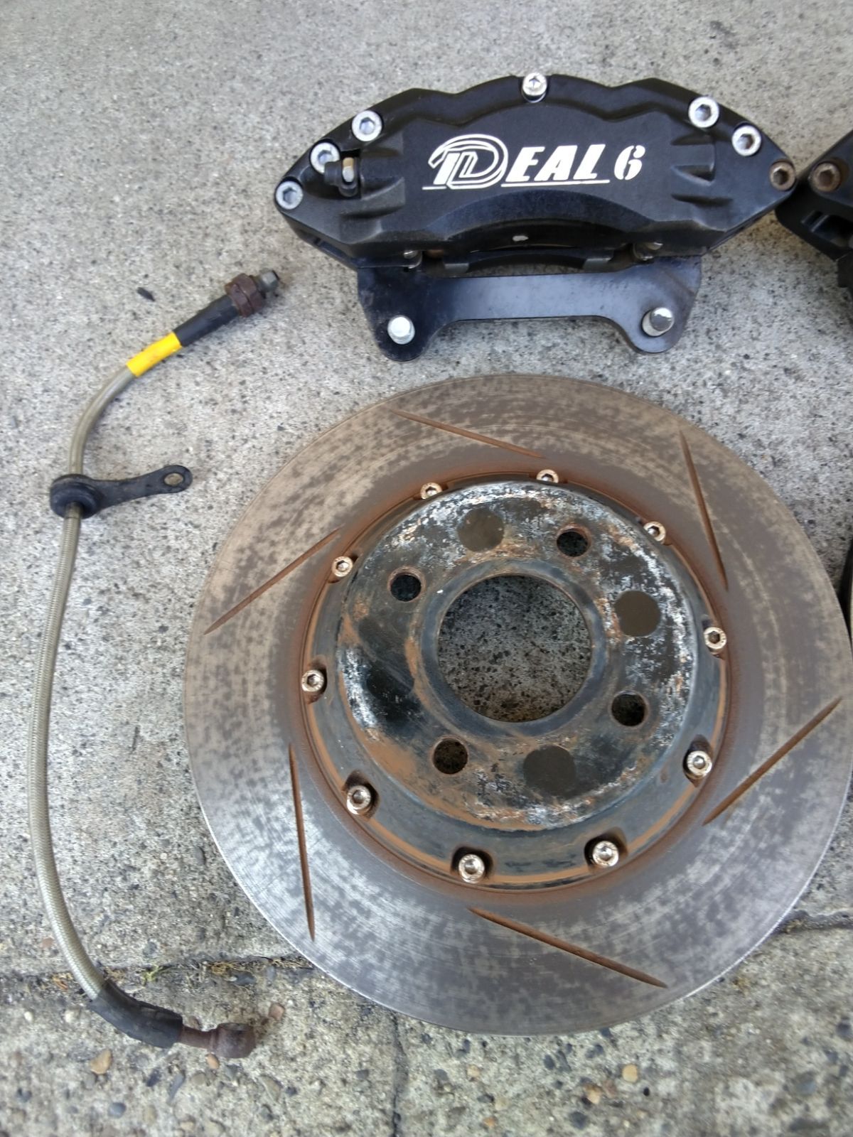 IDEAL 6POT フロントブレーキキャリパー 286mm MH23S ﾜｺﾞﾝR